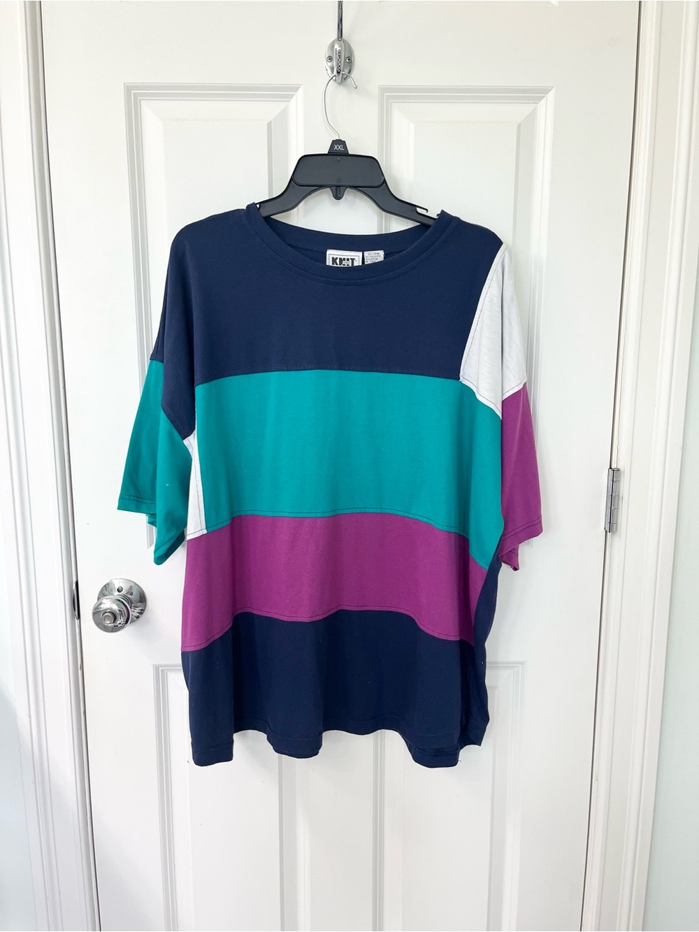 Vintage 90s colorblock t shirt size 22/24